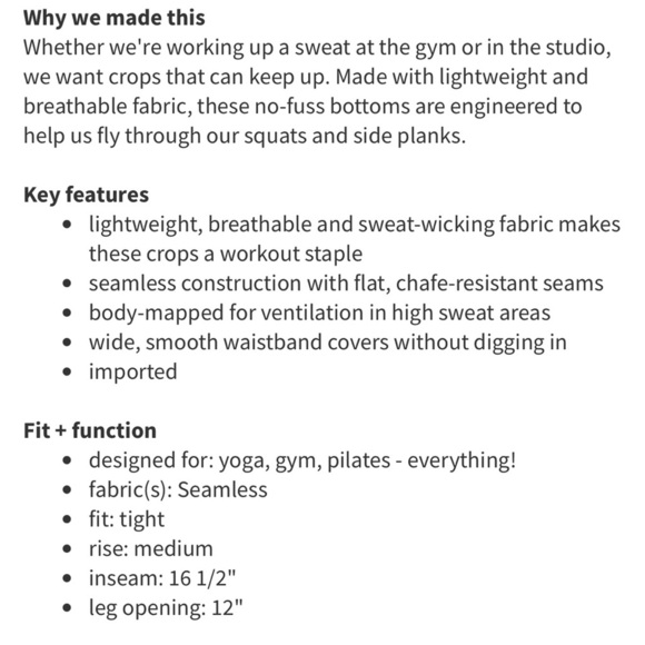 Lululemon in the flow cropped leggings - Picture 9 of 9